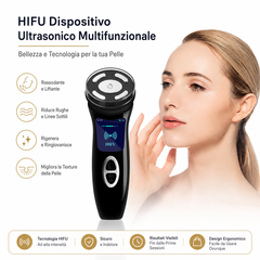 FREYARA HIFU - FacialDefy 1.0, Mini HIFU 4ª Generazione con Ultrasuoni Microfocalizzati, per una Pelle Soda e Giovane