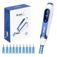 Dr. Pen A11 Microneedling Professionale Dermapen, Ricaricabile USB, Cartucce di ricambio, 2 pezzi per 12/18/24/36/42/R/S