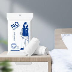 Slip monouso da donna in cotone, senza additivi, senza agenti fluorescenti, senza sbiancanti ottici, sterilizzati con ossido di etilene (5 pz, XL/2XL/3XL)