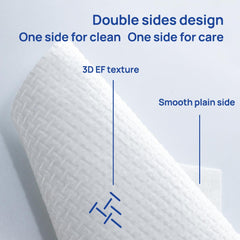 Asciugamani compressi monouso, ultra-morbidi, senza sostanze chimiche, realizzati con fibre vegetali naturali (8 pz/busta, 24 x 30 cm)