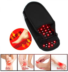 Pantofole Mediche per Terapia con Luce Rossa e Infrarossa a Copertura Totale con 90LED, Per Un Sollievo Rapido Dal Dolore Ai Piedi Sempre e Ovunque