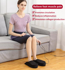 Pantofole Mediche per Terapia con Luce Rossa e Infrarossa a Copertura Totale con 90LED, Per Un Sollievo Rapido Dal Dolore Ai Piedi Sempre e Ovunque