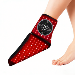LED-FeetRepair G33 – Dispositivo di Fototerapia a Luce Rossa e Infrarossi con 115 LED per Piede e Caviglia (Pezzo Singolo). Allevia Artrite, Distorsioni e Dolori Muscolari