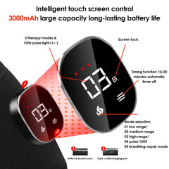 Fascia per Ginocchio a Luce Rossa 56 LED Senza Fili con Batteria 3000mAh – Allevia Artrite e Dolori Muscolari