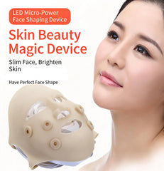 Maschera viso LED 3 in 1 con micro-vibrazione – Migliora l’assorbimento del siero, stimola il collagene, rassoda e illumina la pelle
