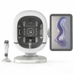 K33 Analizzatore della Pelle AI – 8 Modalità Spettrali, Scanner Facciale 3 Telecamere 180°, Display 15,6", 30+ Parametri Cutanei, per Tutti i Tipi di Pelle, Microscopio Cuoio Capelluto 50x