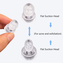 Set di 8 Testine in Cristallo per Dispositivo Mini Small Bubbles – Ricambi Originali Compatibili, 4 Tipologie per Esfoliazione e Pulizia Profonda
