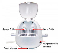 HOBA - FacialClean 8in1, Dispositivo Professionale per la Pulizia Profonda dei Pori con Microbolle, Idratazione Viso, Gestione Completa della Pelle, Rimozione Punti Neri e Infusione di Siero, Risultati Spa Professionali a Casa