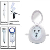 HOBA - FacialClean 4in1, Dispositivo Professionale per la Pulizia dei Pori del Viso con Microbolle, Idratazione, Rimozione Punti Neri e Infusione di Siero, Gestione Completa della Pelle, Risultati Spa a Casa