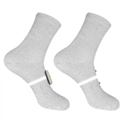 Calze a Compressione EMS con Ioni d’Argento e Micro Elettrostimolazione – Massaggiatore Piedi per Circolazione e Recupero Muscolare
