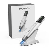 Dr. Pen M9 Dermapen Microneedling Professionale, Smart Auto-Adjust, con 10 Cartucce Ago, 18pin, 36pin, 42pin
