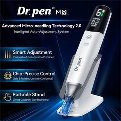 Dr. Pen M9 Dermapen Microneedling Professionale, Smart Auto-Adjust, con 10 Cartucce Ago, 18pin, 36pin, 42pin