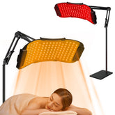 Pannello LED Professionale a 5 Lunghezze d’Onda 132 LED per Viso e Corpo, Riduce Acne, Stimola Collagene e Luminosità