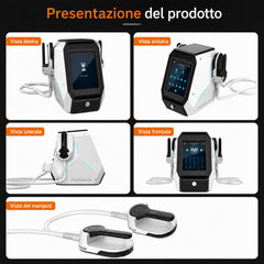 Macchina EMS NEO per Modellamento del Corpo e Snellimento, con Due Maniglie, Design da Scrivania per Uso Domestico