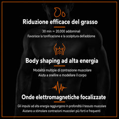 Macchina EMS NEO per Modellamento del Corpo e Snellimento, con Due Maniglie, Design da Scrivania per Uso Domestico