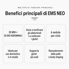 Macchina EMS NEO per Modellamento del Corpo e Snellimento, con Due Maniglie, Design da Scrivania per Uso Domestico