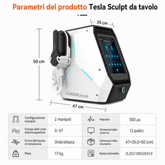 Macchina EMS NEO per Modellamento del Corpo e Snellimento, con Due Maniglie, Design da Scrivania per Uso Domestico