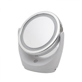 Specchio Cosmetico LED Doppia Faccia 1X/5X a Batteria