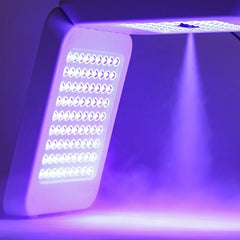 Dispositivo per la cura del viso con terapia a luce LED a 7 colori, 222 perle di luce, strumento di bellezza PDT a luce fotodinamica, pieghevole