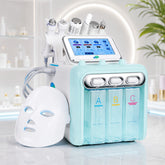 Macchina Professionale per Peeling Hydro Aqua, Microdermoabrasione, Rassodamento Viso BIO, Idratazione & Getto di Ossigeno Idraulico per Trattamenti Avanzati della Pelle e Anti-Aging