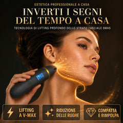 HIFU FacialDefy 2.0 Pro – Dispositivo Professionale Portatile per Lifting Viso e Skin Tightening con Ultrasuoni Microfocalizzati