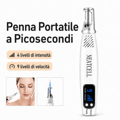 LASER FacialPure Lite – Penna Laser a Picosecondi con Luce Blu per Macchie Cutanee, Ringiovanimento della Pelle e Rimozione del Melanina