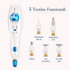 PM FacialPure 1.0 Premier Plasma Pen – Tecnologia per la cura della pelle multifunzionale per una pelle più chiara, tonica e sana