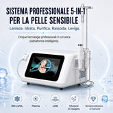 FREYARA Macchina Estetica Professionale 5 in 1 per Pelle Sensibile e Soggetta a Rossori, Azione Lenitiva, Idratante e Rassodante
