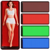 FREYARA Tappetino Professionale per Fototerapia Corpo Intero 183 × 72 cm, 4 Colori, 1344 LED, per Cura della Pelle e Relax Muscolare