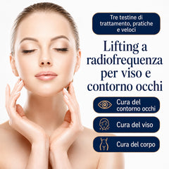 Mini 3in1 RF Dispositivo di bellezza Ringiovanimento Lifting Rimozione delle rughe Rassodamento della pelle per viso e occhi