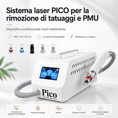 LASER FacialPure 3.0 – Dispositivo Laser A Picosecondi PICO Per La Rimozione Indolore E Non Invasiva Di Tatuaggi E Pigmenti Sopraccigliari, Per Risultati Rapidi E Sicuri