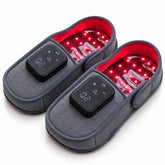 Pantofole LED 90 Lampade – Luce Rossa & Infrarossi, Terapia Senza Fili per Sollievo Profondo dal Dolore e Recupero, Fisioterapia Domestica