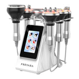 Sistema Cavitazione Ultrasuoni RF 80k 6in1, per Bruciare Grassi, Rimodellamento Corpo e Snellimento, con Elettrodi EMS