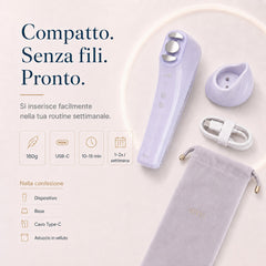 HIFU - FacialDefy 3.0 Lite, HIFU 2in1 Occhi e Viso Ultrasuono Microfocalizzato, Stimola la Produzione di Collagene, Riduce le Rughe