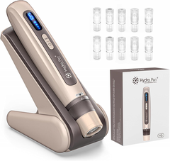 Dr. Pen H5 Hydra Pen Dermapen Microneedling Professionale, Infusione Automatica di Siero, Funzione EMS, Cartucce di ricambio, 2 pezzi per 12/24/36/S/R