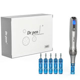 Dr. Pen Ultima M8s Professionale Microneedling Microaghi Dermapen, Ricaricabile tramite USB, Confezione da 5 pezzi, con varie scelte di aghi, con Cartucce di Ricambio