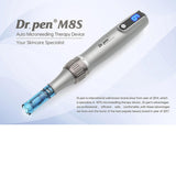 Dr. Pen Ultima M8s Professionale Microneedling Microaghi Dermapen, Ricaricabile tramite USB, Confezione da 5 pezzi, con varie scelte di aghi, con Cartucce di Ricambio