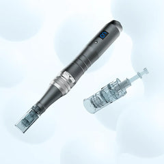 Dr. Pen Ultima M8 Professionale Microneedling Microaghi Dermapen, Ricaricabile USB, con Cartucce di Ricambio