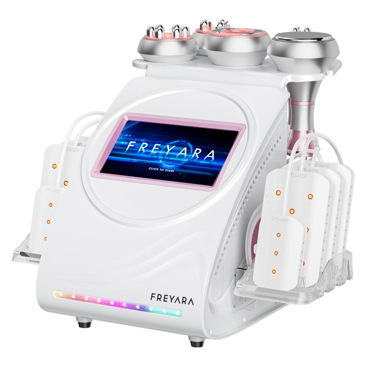 6in1 80K Dispositivo di Cavitazione a Radiofrequenza, con Piastra Lipolaser, Sistema Ultrasuono per Snellimento del Corpo, Massaggiatore Corpo per Bruciare Grassi e Cellulite