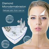 Dispositivo di microdermoabrasione al diamante per peeling del viso, lifting della pelle, rassodamento delle rughe, con spruzzo d'acqua