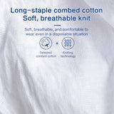 Slip monouso da donna in cotone, senza additivi, senza agenti fluorescenti, senza sbiancanti ottici, sterilizzati con ossido di etilene (5 pz, XL/2XL/3XL)