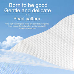 Asciugamano per il viso monouso extra spesso, ultra-spesso, sicuro per la pelle, ecologico (100 pz/busta, 20 x 21 cm)