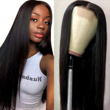 Parrucche Lace Front 4x4 in Capelli Umani Naturali, Lisce, 180% Densità, Linea dei Capelli Pre-Plucked, 40-75 cm