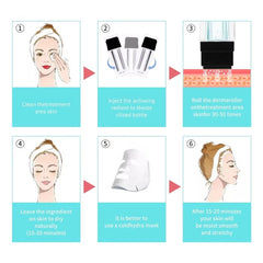 Hydra Needle 25 Pin Microneedling Applicatore Siero, Lunghezza 0.25/0.5/0.6/1.0/1.5 mm