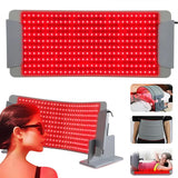 Matte Terapia con Luce Rossa 62*25.5 cm con Pannelli LED Flessibili per Sollievo dal Dolore e Comfort, Ideale per Diverse Applicazioni