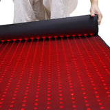 Tappetino Terapia a Luce Rossa 180*80cm con 1280 LED, Luce Infrarossa 660nm & 850nm per Sollievo dal Dolore, Rilassamento Muscolare e Miglioramento della Qualità del Sonno