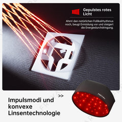 Cappello per Fototerapia a 120 LED, Soluzione Certificata FDA per una Crescita dei Capelli Più Folti e Sani