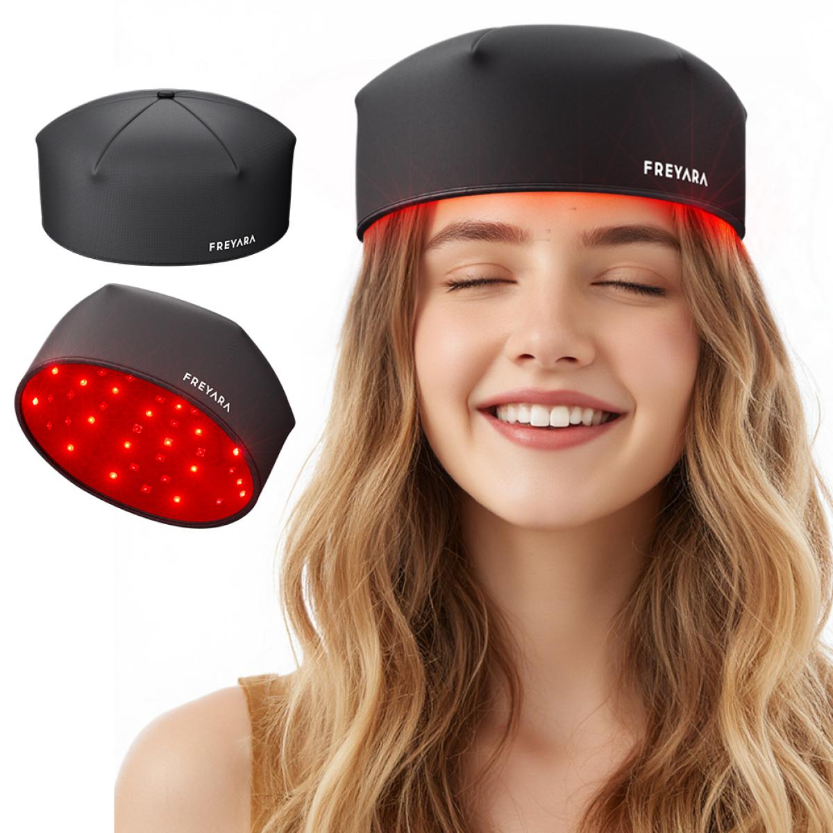 Cappello per Fototerapia a 120 LED, Soluzione Certificata FDA per una Crescita dei Capelli Più Folti e Sani