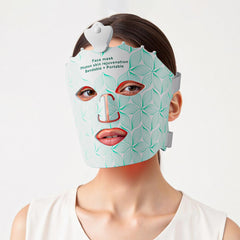 Maschera Facciale a LED con Terapia della Luce a 7 Colori, Design Senza Fili, 80 Perle LED, 240 Chip – Anti-Aging, Trattamento dell’Acne, Rassodante e Cura della Pelle per una Pelle più Liscia