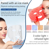 Maschera in Silicona con Terapia LED a 4 Colori e Freddo: La Maschera Ultimativa con 276 Perle LED per la Cura della Pelle e l'Anti-Aging